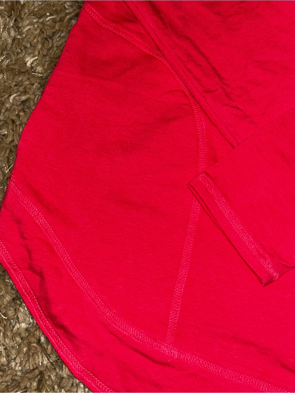 zuda Hot Pink Long Sleeve Top w/pockets - Picture 4 of 4